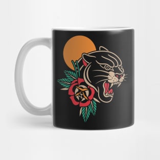 Traditional panther tattoo Mug